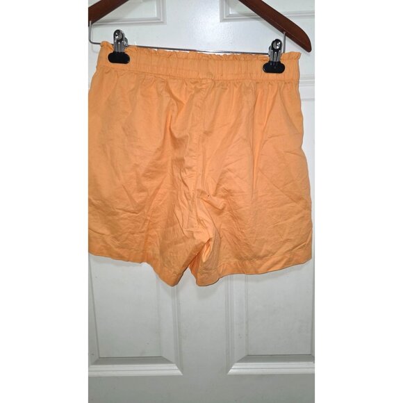 Old Navy Womens Orange Elastic Waist Cotton Shorts S - Picture 3 of 7